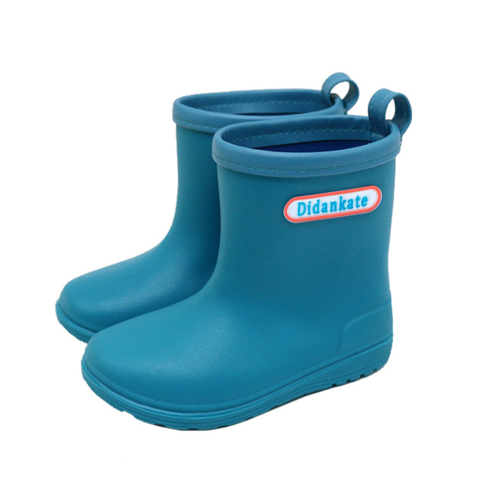 NOKIO Waterproof Rubber Shoes For Kids, Children'S Waterproof Play Shoes Baby Kids Easy On Rain Shoes Boots For Toddler Little Kid Short Rain Boots Lightweight Rainy Day Shoes